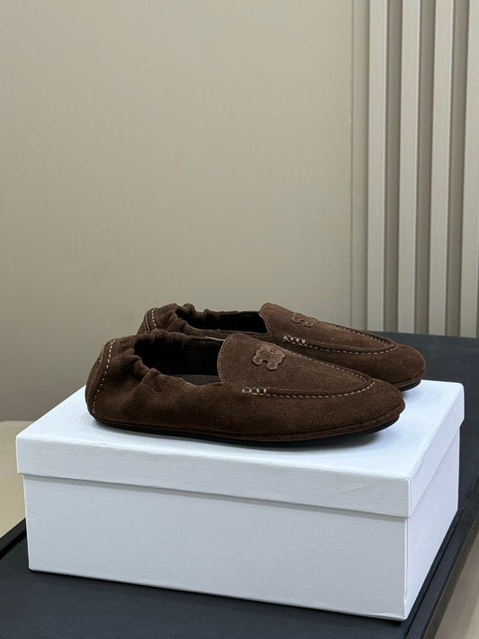 Celine 2026 Adam Loafer Brown Suede 467649
