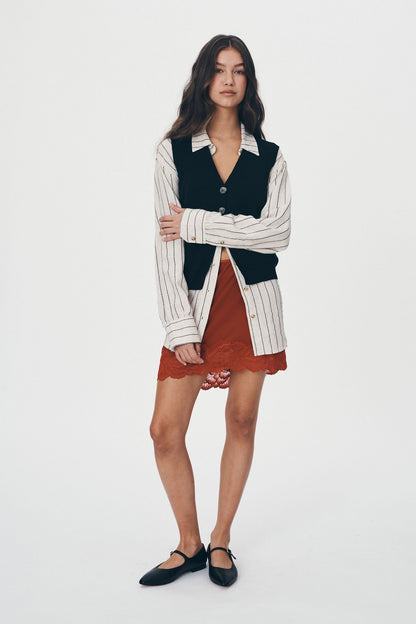 Marina Silk Mini Skirt