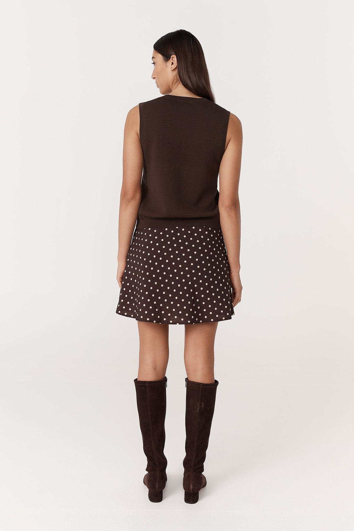 Frannie Silk Mini Skirt