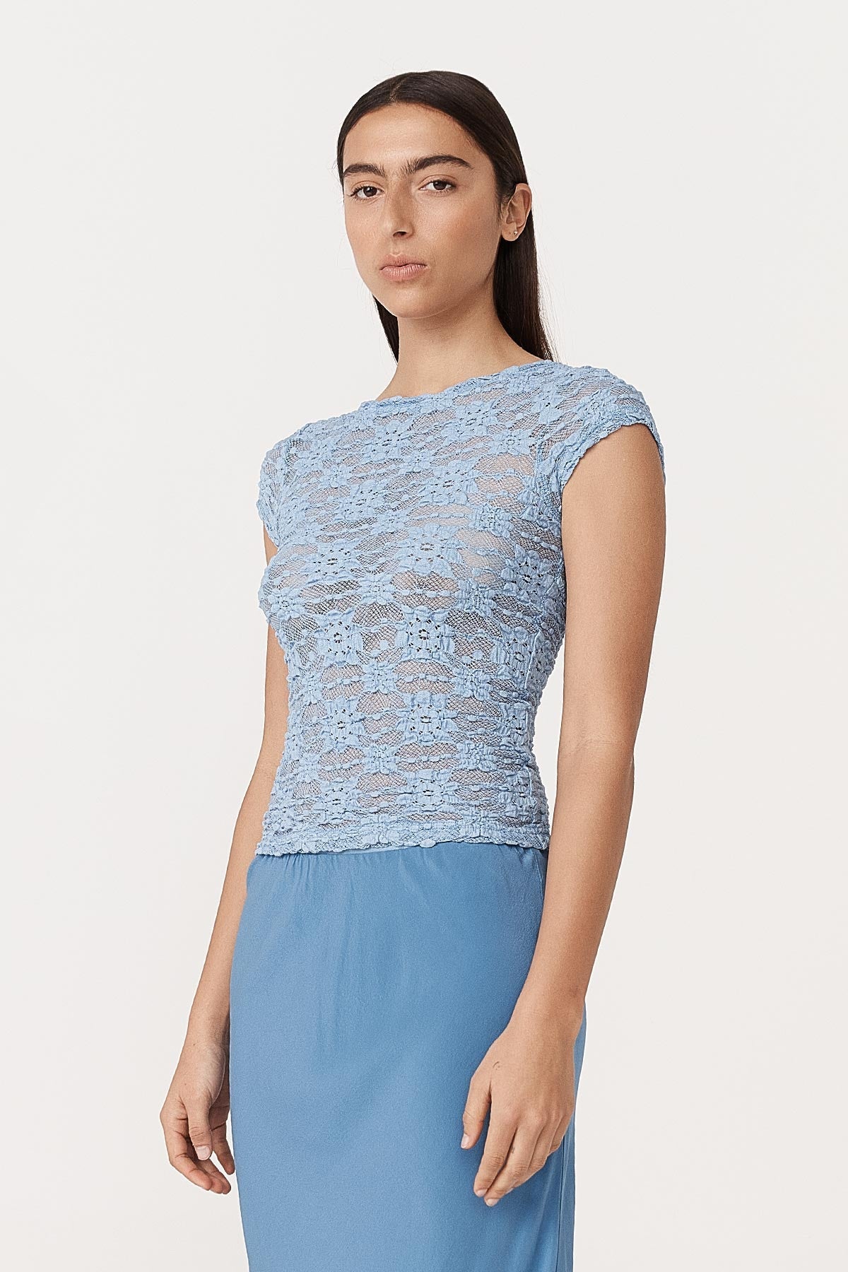 Galo Sunflower Lace Tee