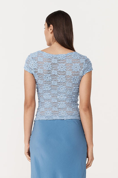 Galo Sunflower Lace Tee