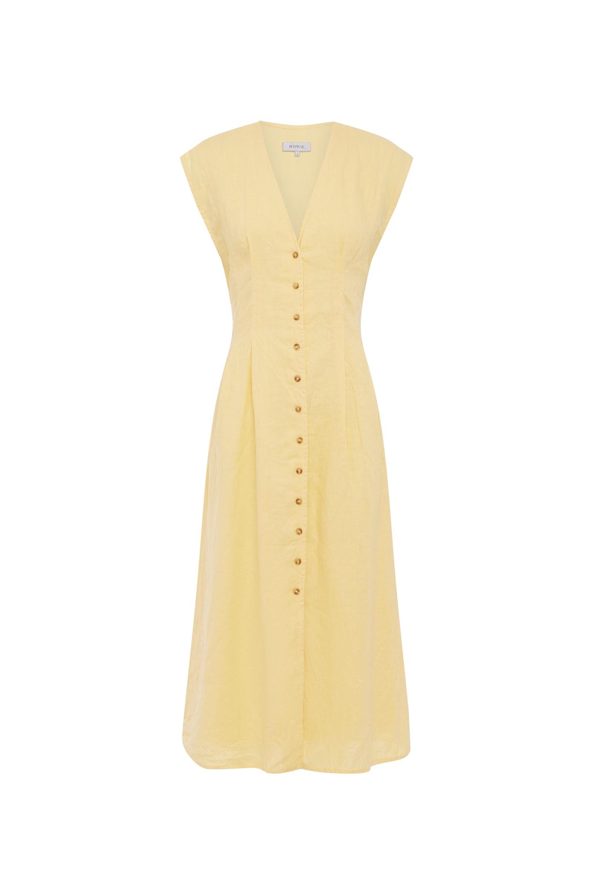 Mira Linen Midi Dress