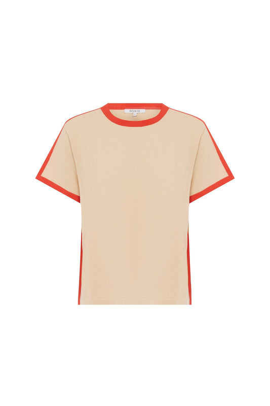 Rania Contrast Knit Tee